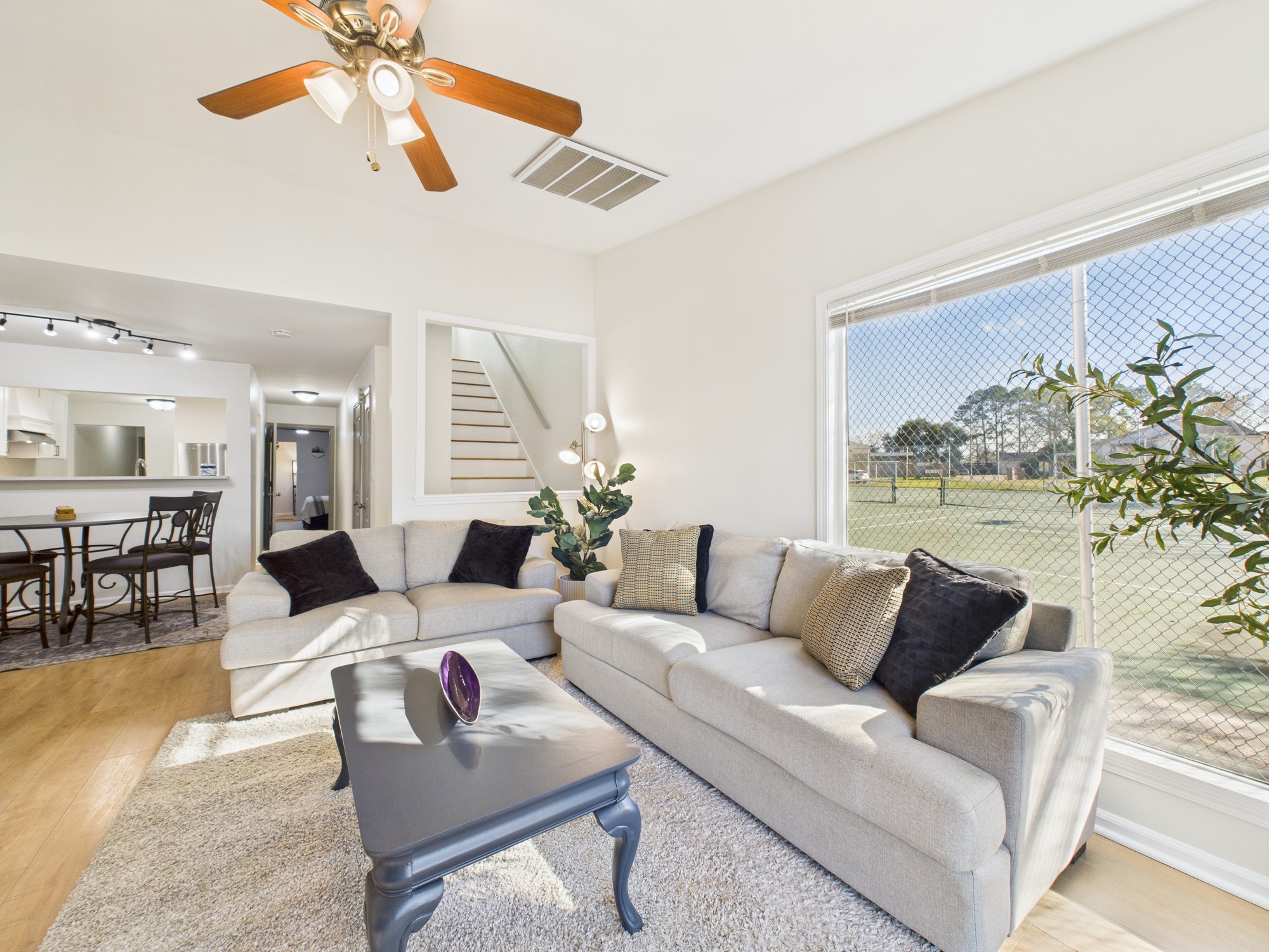 7836 Bateman Lane, Unit 7836 Houston, TX 77088 - Photo 5 of 44 Unit Overlooks the Tennis Courts
