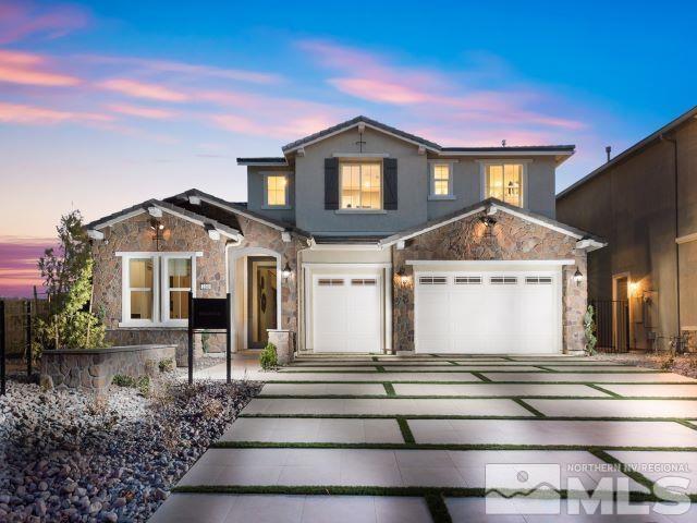 9307 Blue Basin Trail, Unit HOMESITE 6 Reno, NV 89521 - Photo 1 of 1 a front view of a house with a yard