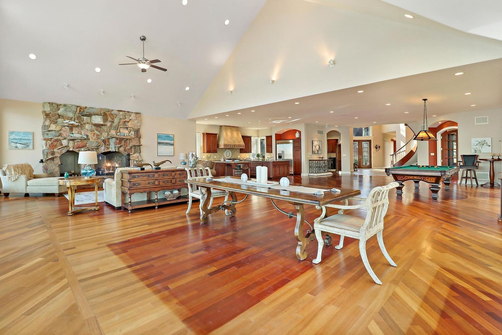 1004 Pistakee View Drive Johnsburg, IL 60051 - Photo 15 of 74 a living room with lots of furniture and view of kitchen