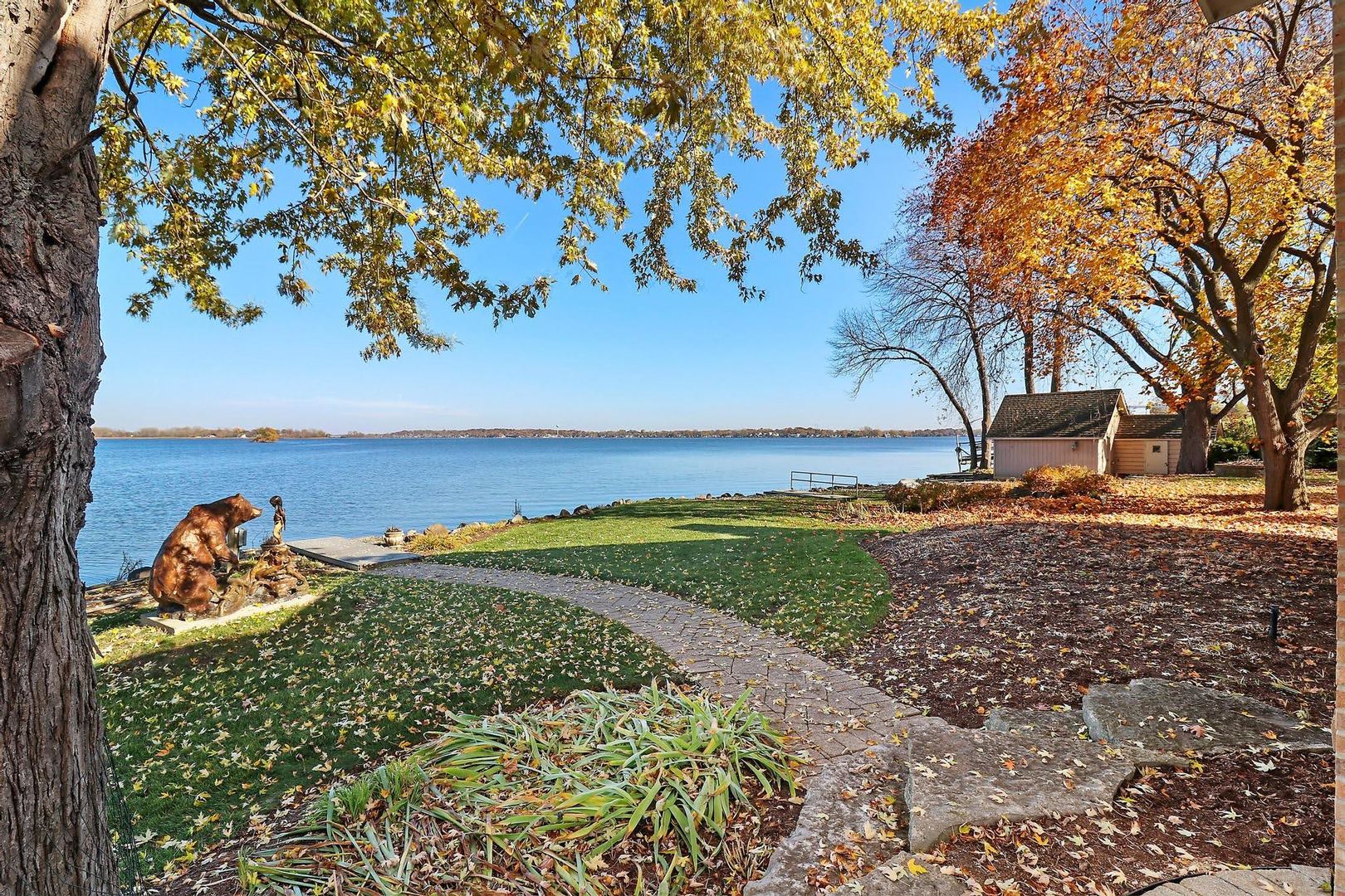 1004 Pistakee View Drive Johnsburg, IL 60051 - Photo 66 of 74 a view of a yard with an outdoor space