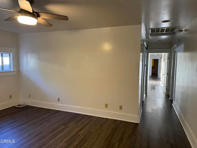 wooden floor in an empty room