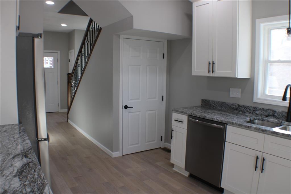 583 Clark Street Indiana, PA 15701 - Photo 11 of 40 View from the kitchen that leads down to the lower level.