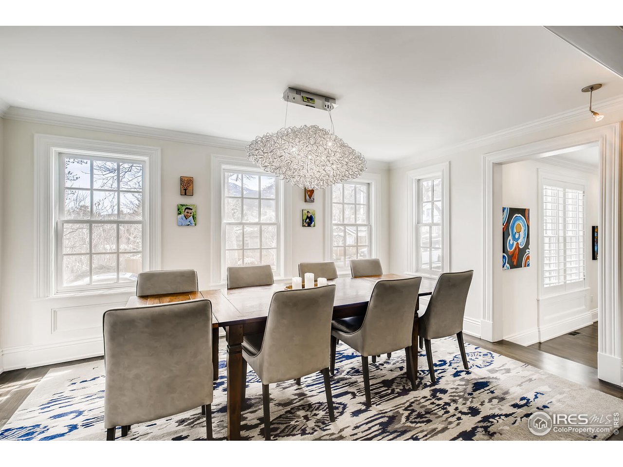 435 Valley View Drive Boulder, CO 80304 - Photo 11 of 40 a view of a dining room with furniture and windows