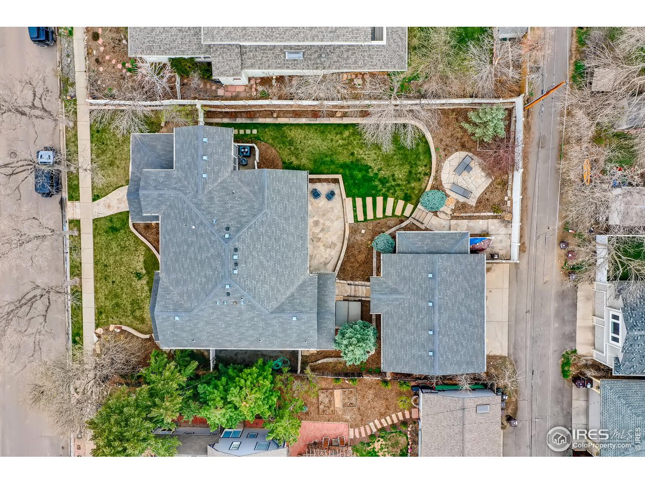 435 Valley View Drive Boulder, CO 80304 - Photo 40 of 40 an aerial view of a house with a garden space