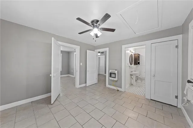 a view of an empty room