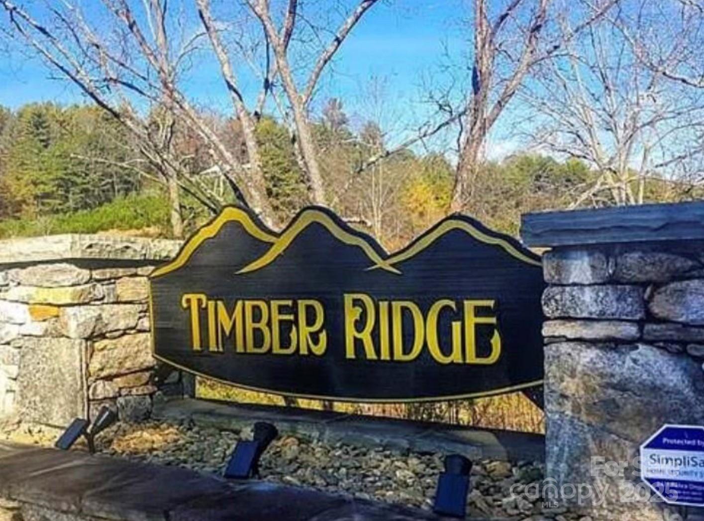 118 Timber Ridge Circle, Unit 15 Leicester, NC 28748 - Photo 1 of 1 a sign that is sitting on the wooden wall