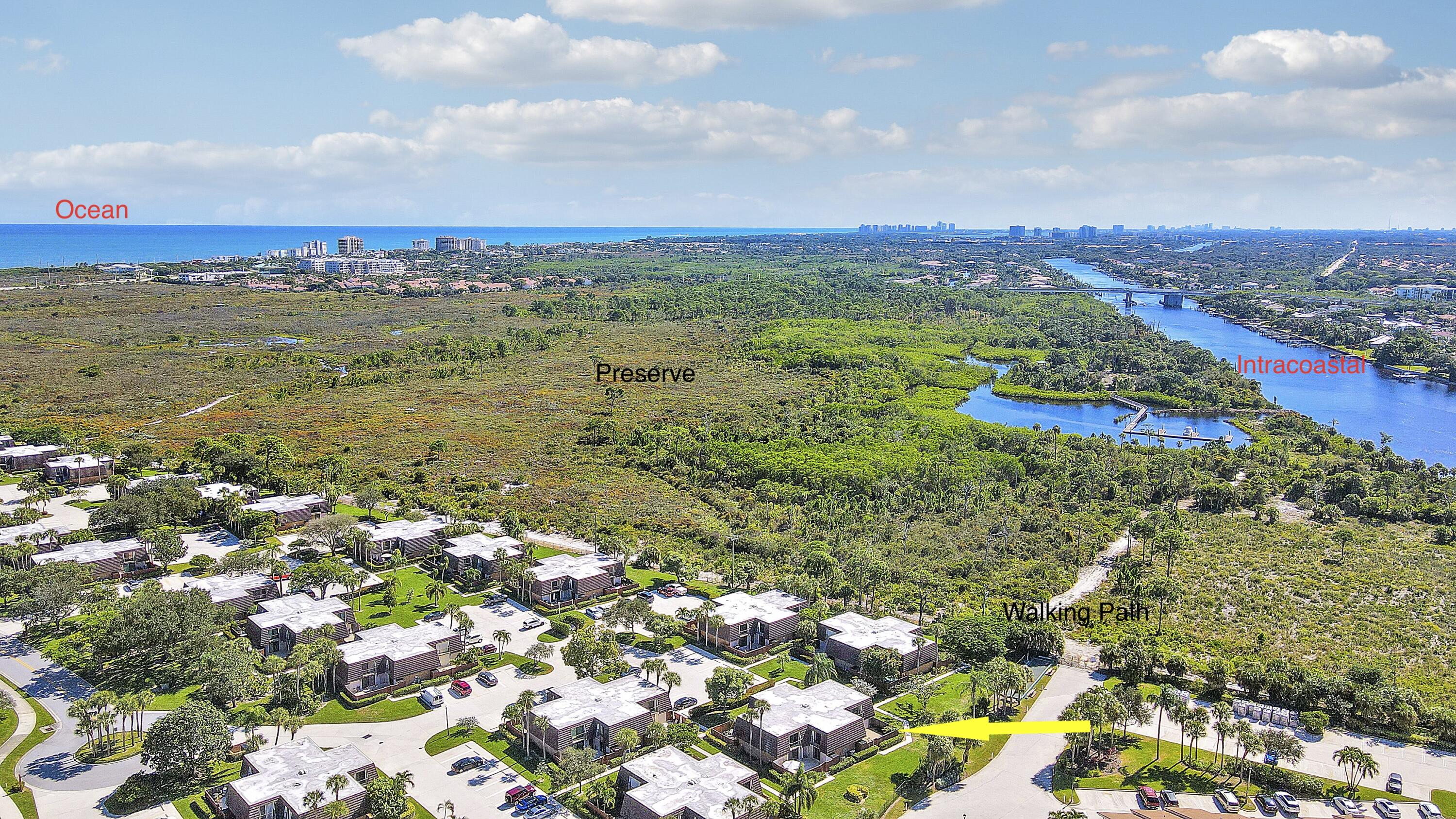 2324 23rd Court, Unit 55D Jupiter, FL 33477 - Photo 32 of 41 Intracoastal in Backyard