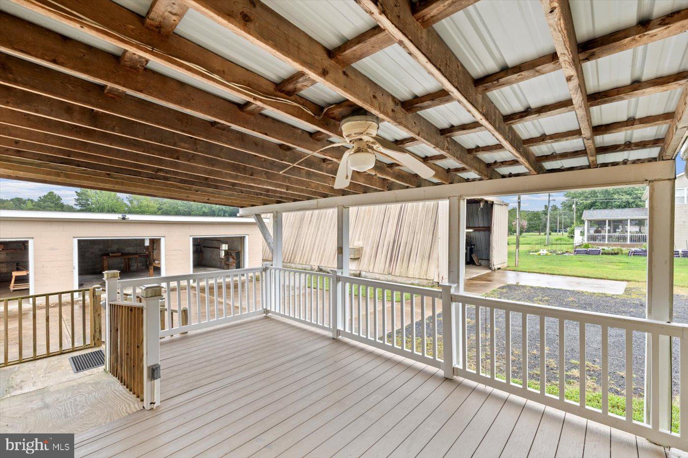 110 Longfield Road Colonial Beach, VA 22443 - Photo 10 of 40 a view of a porch with wooden floor