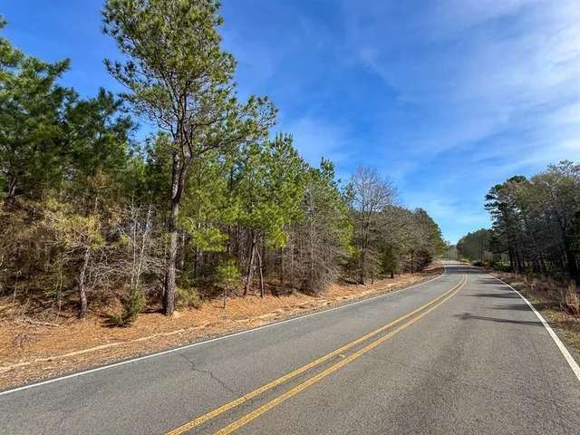 a view of a street from a window