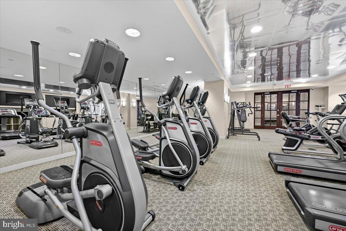 11710 Old Georgetown Road, Unit 121 North Bethesda, MD 20852 - Photo 29 of 35 a view of a room with gym equipment
