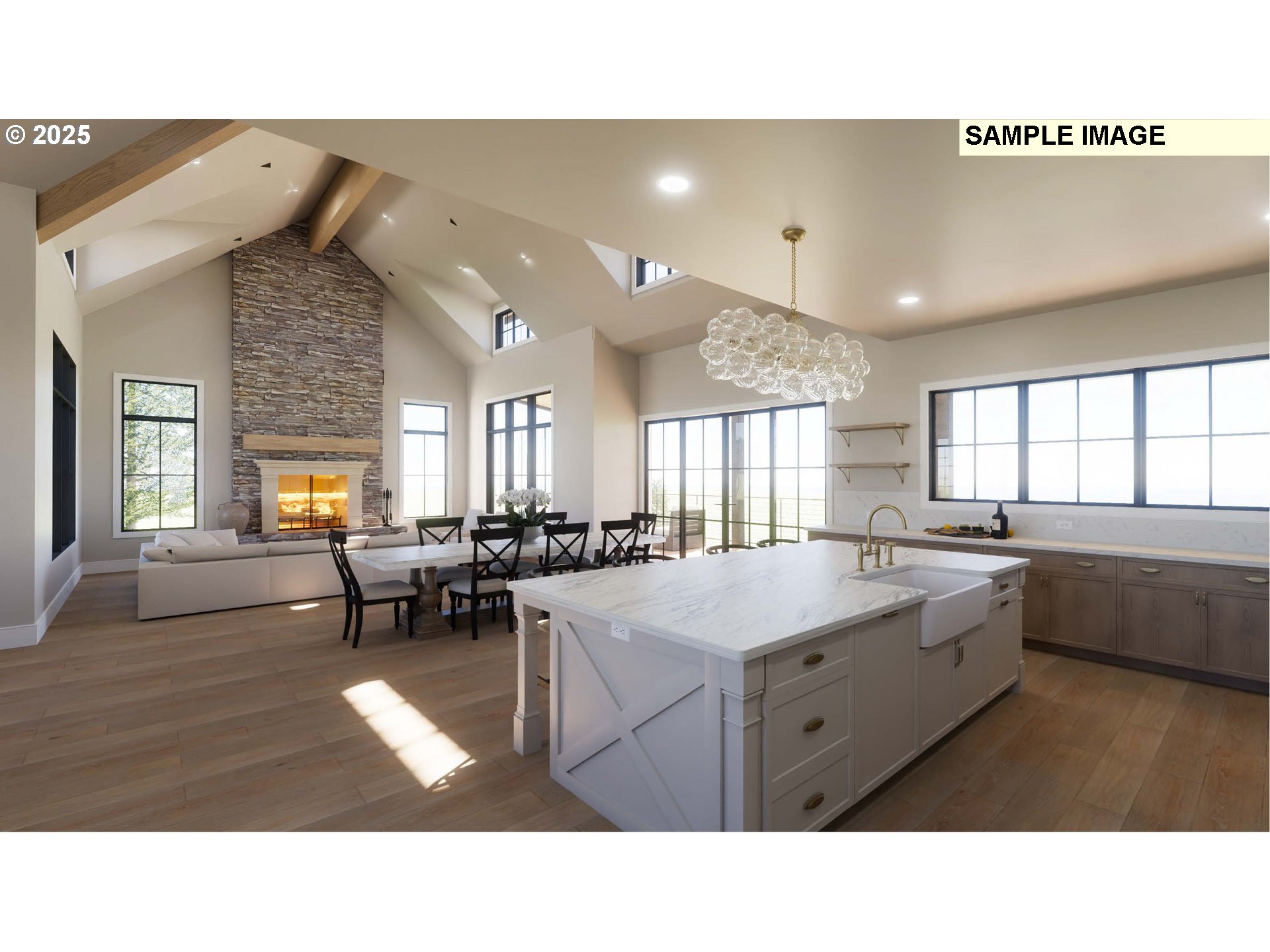 527 Southwest Hoffman Road West Linn, OR 97068 - Photo 14 of 33 a upper view of a living room and dining room