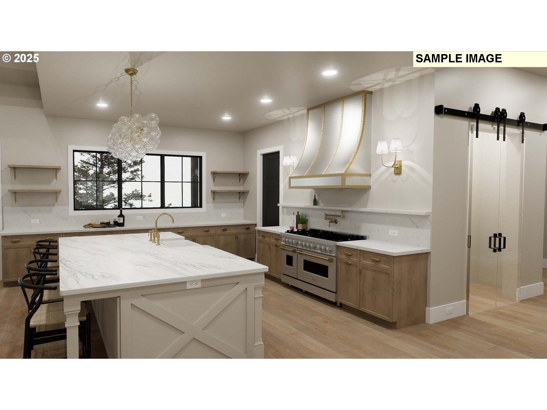 527 Southwest Hoffman Road West Linn, OR 97068 - Photo 17 of 33 a kitchen with a stove a refrigerator and a sink