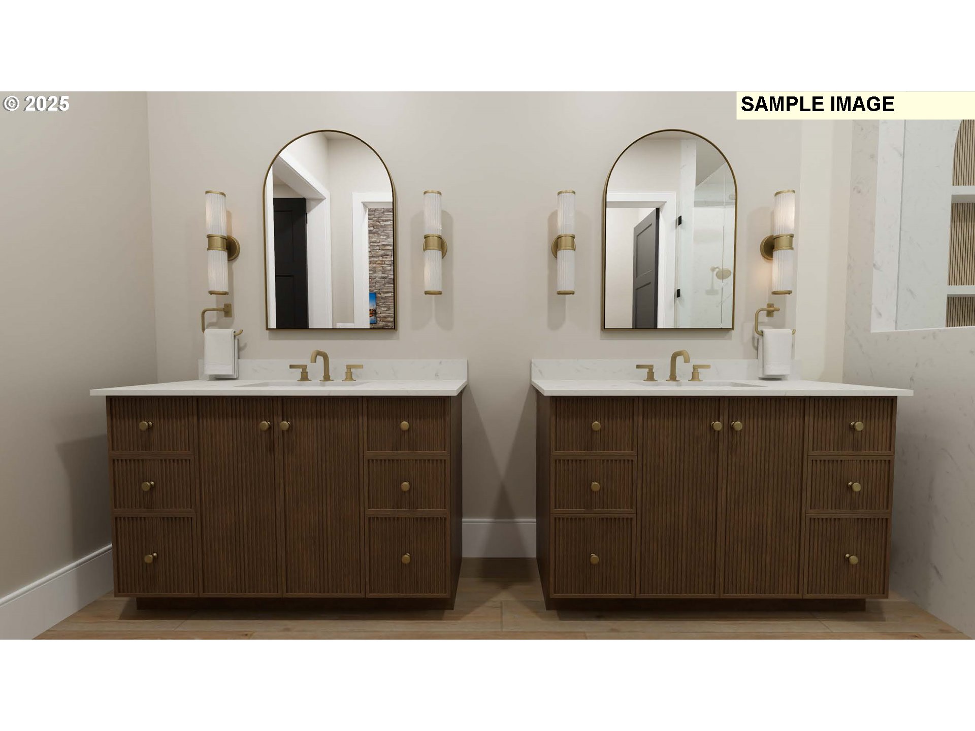 527 Southwest Hoffman Road West Linn, OR 97068 - Photo 23 of 33 a bathroom with a sink double vanity and a mirror