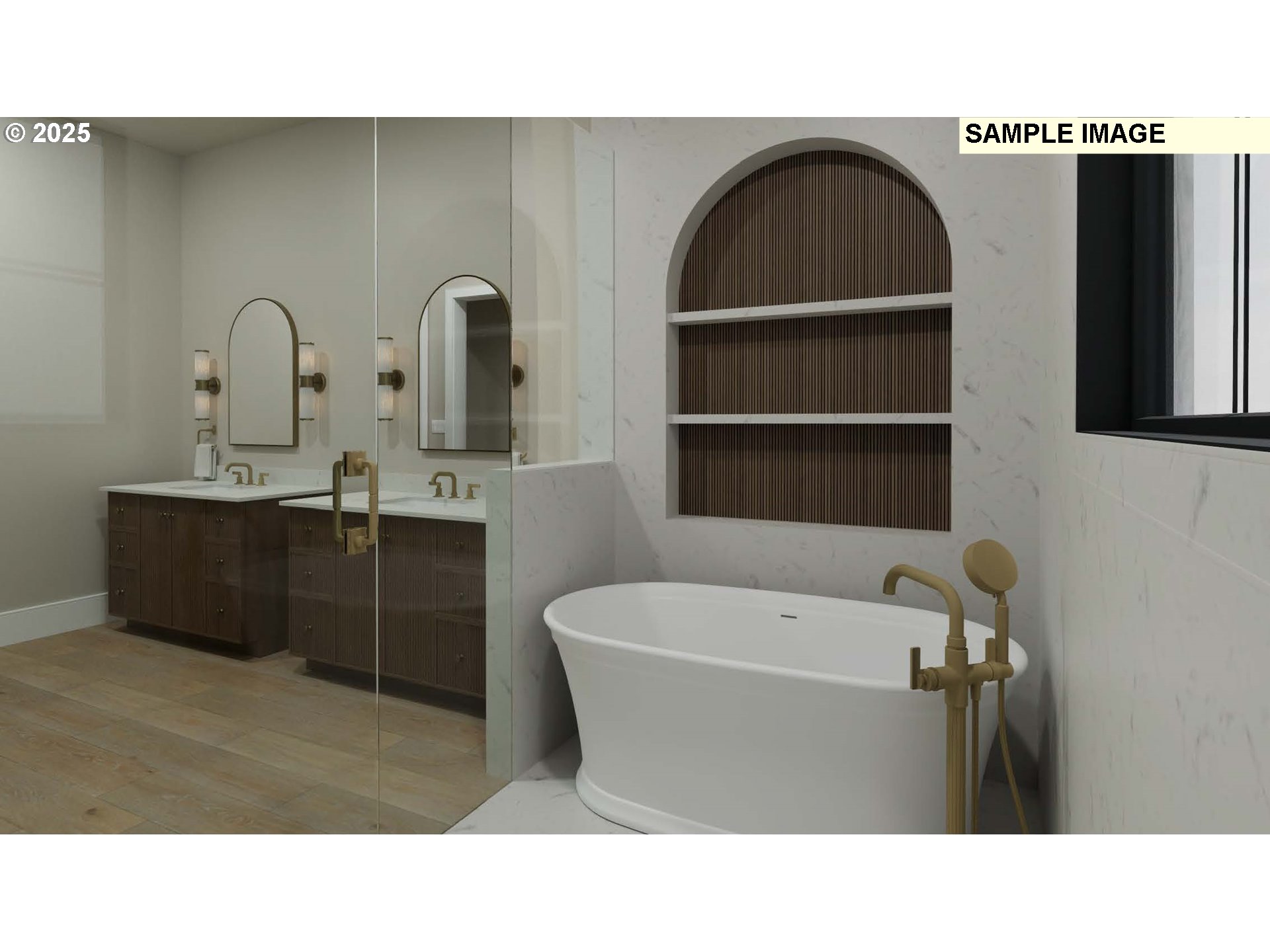 527 Southwest Hoffman Road West Linn, OR 97068 - Photo 24 of 33 a bathroom with a sink a mirror and bathtub