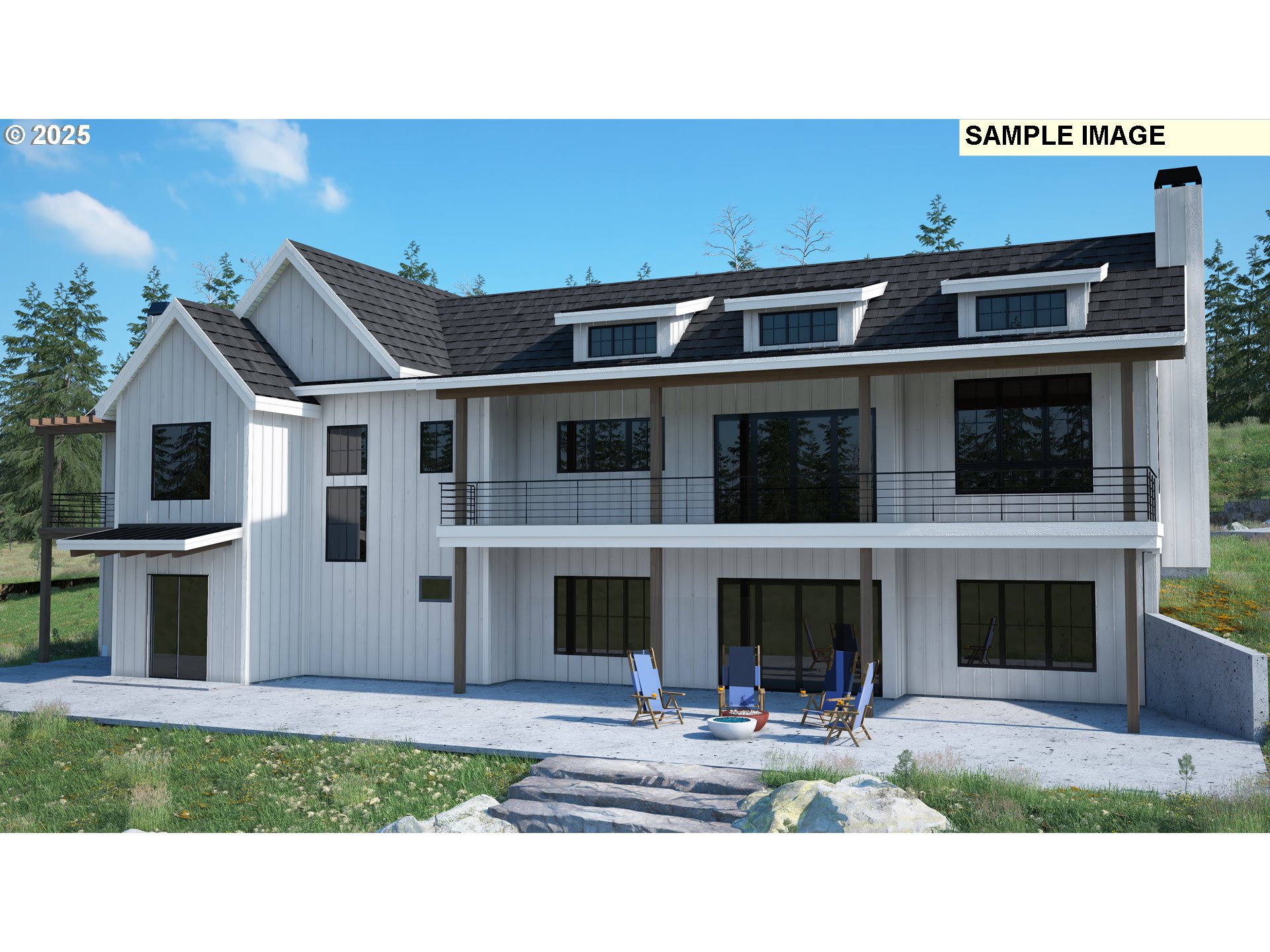 527 Southwest Hoffman Road West Linn, OR 97068 - Photo 3 of 33 a black and white building with a outdoor space