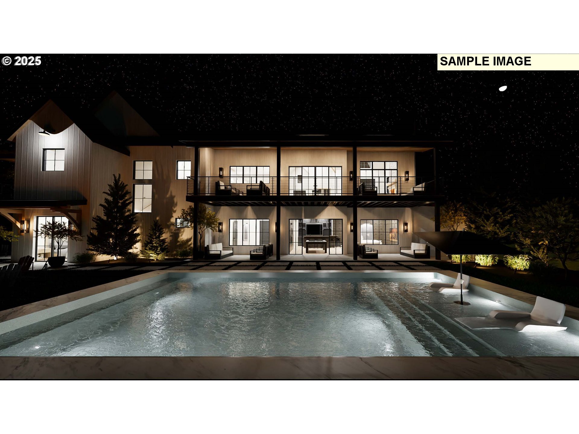 527 Southwest Hoffman Road West Linn, OR 97068 - Photo 8 of 33 a black and white photo of a living room