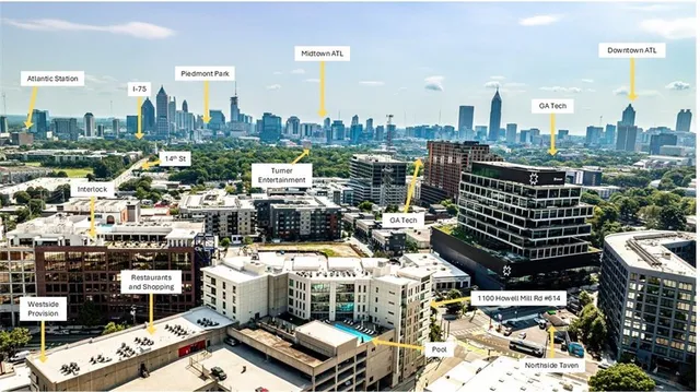 $539,500 | 1100 Howell Mill Road Northwest, Unit 614, Atlanta, GA 30318