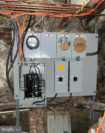 a view of wooden door