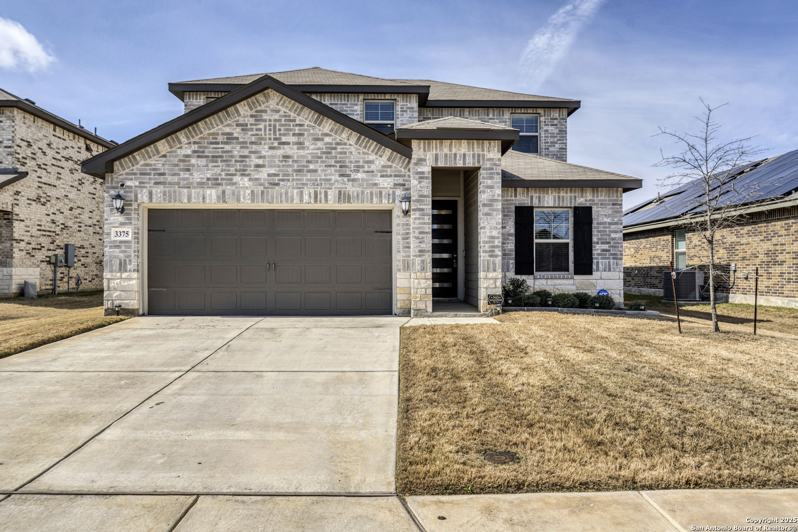 3375 Triangle Ranch Schertz, TX 78154 - Photo 1 of 35 a view of a house with basketball court