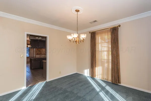 a view of empty room