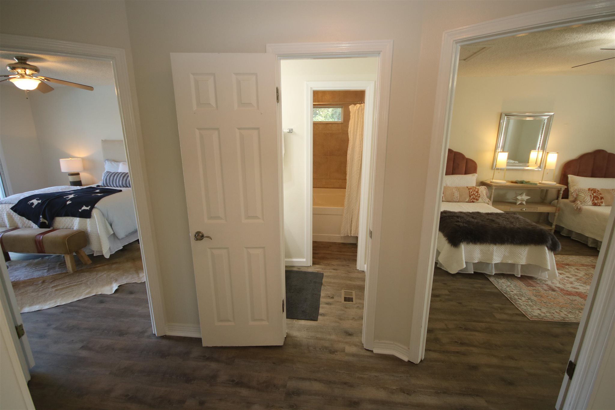 5425 Rowe Trail Pace, FL 32571 - Photo 26 of 50 a living room with furniture and a wooden floor