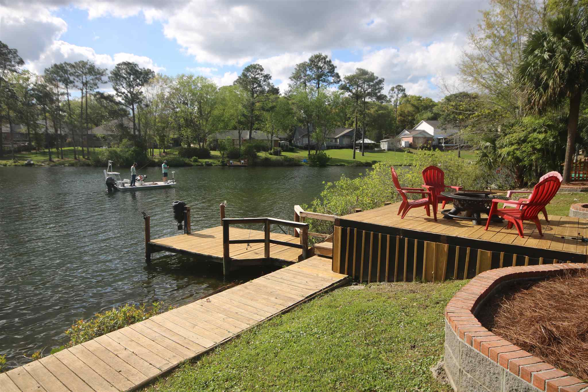 5425 Rowe Trail Pace, FL 32571 - Photo 6 of 50 Boardwalk is 103'. Deck is w/firepit is 12 x 12.6.
