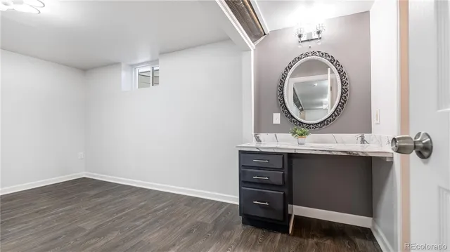 a view of an empty room