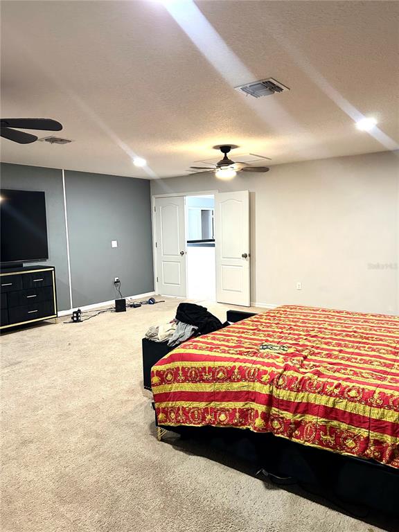 13809 Felix Will Road Riverview, FL 33579 - Photo 30 of 75 a bedroom with a bed and a tv