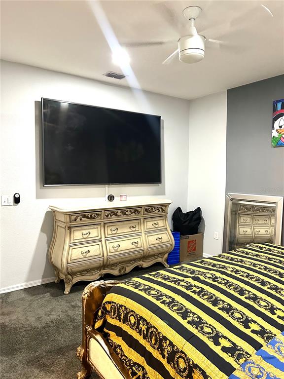 13809 Felix Will Road Riverview, FL 33579 - Photo 10 of 75 a bedroom with bed and flat screen tv