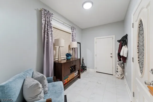 a room that has a bed and a window