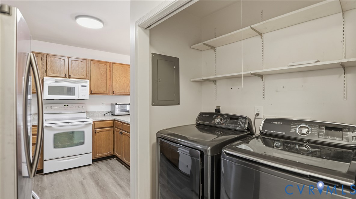 408 Springdale Avenue Colonial Heights, VA 23834 - Photo 19 of 49 Washroom featuring electric panel, light wood-styl