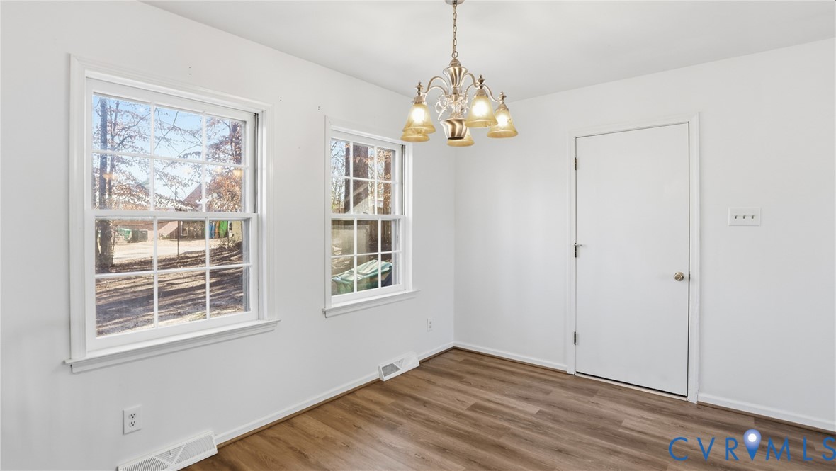 408 Springdale Avenue Colonial Heights, VA 23834 - Photo 20 of 49 Unfurnished dining area featuring wood finished fl