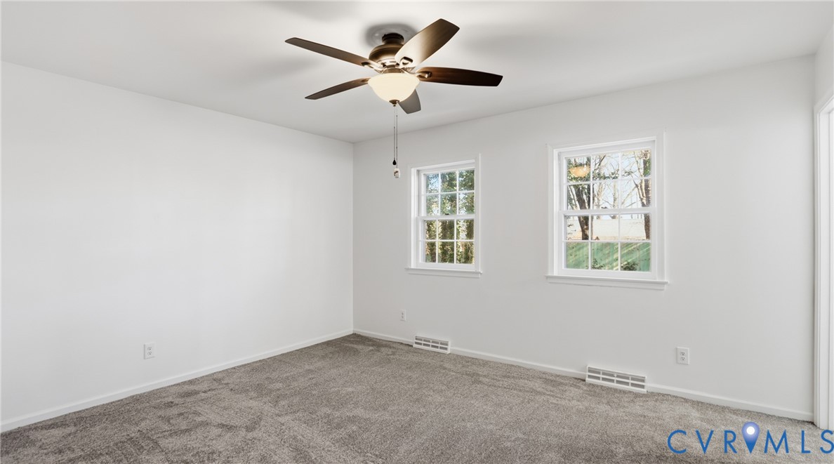 408 Springdale Avenue Colonial Heights, VA 23834 - Photo 34 of 49 Spare room with carpet and a ceiling fan