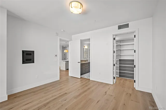 wooden floor in an empty room