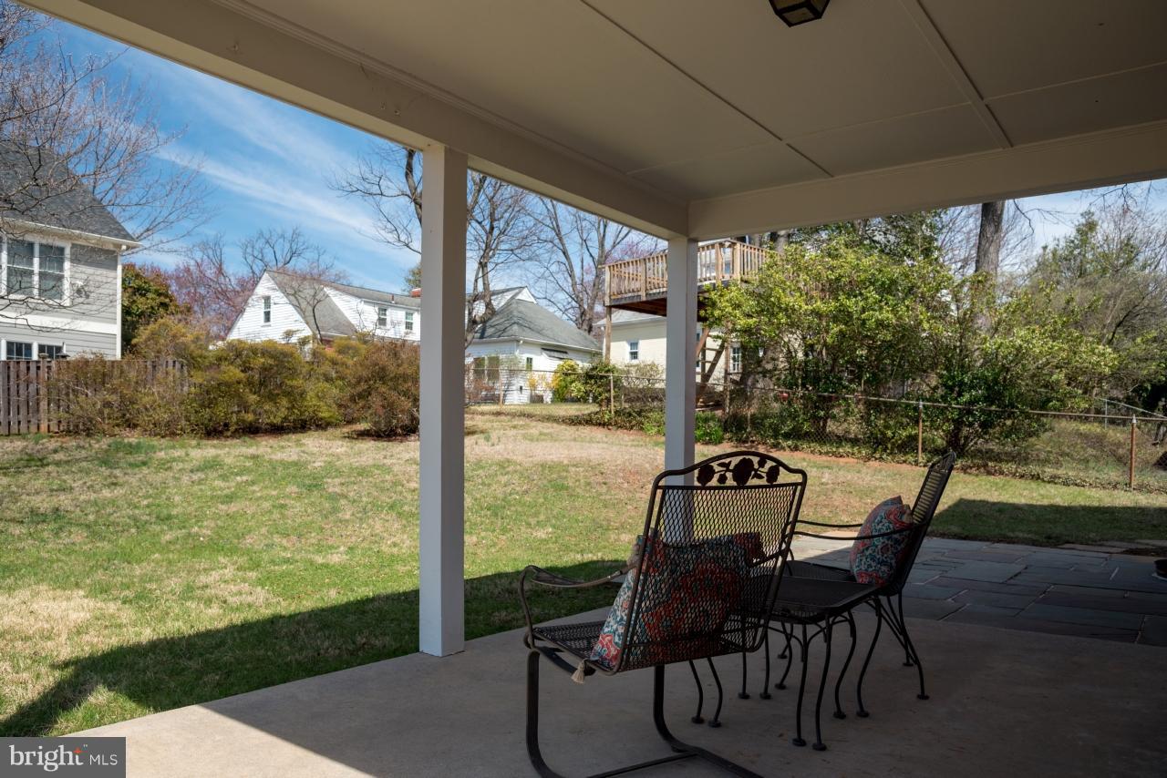 5903 Walton Road Bethesda, MD 20817 - Photo 22 of 26 Room with a view! Wonderful rear yard and patio