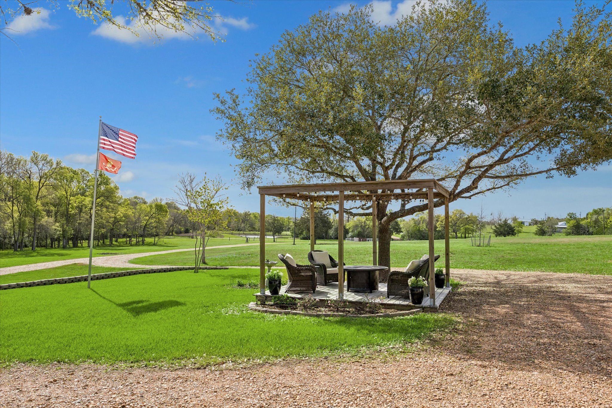 10222 Old Stagecoach Road Chappell Hill, TX 77426 - Photo 34 of 42 a view of a park with swings
