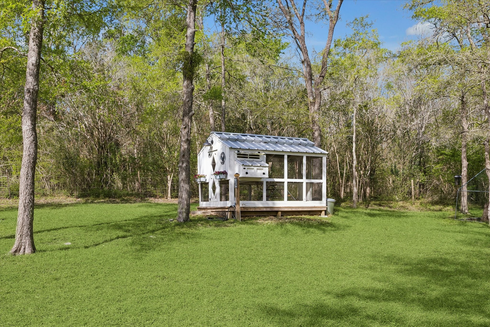 10222 Old Stagecoach Road Chappell Hill, TX 77426 - Photo 35 of 42 a view of a house with backyard and trees