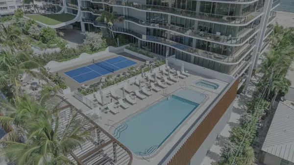 a view of a terrace with chairs