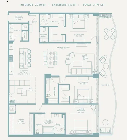 a living room with furniture a large window and a flat screen tv