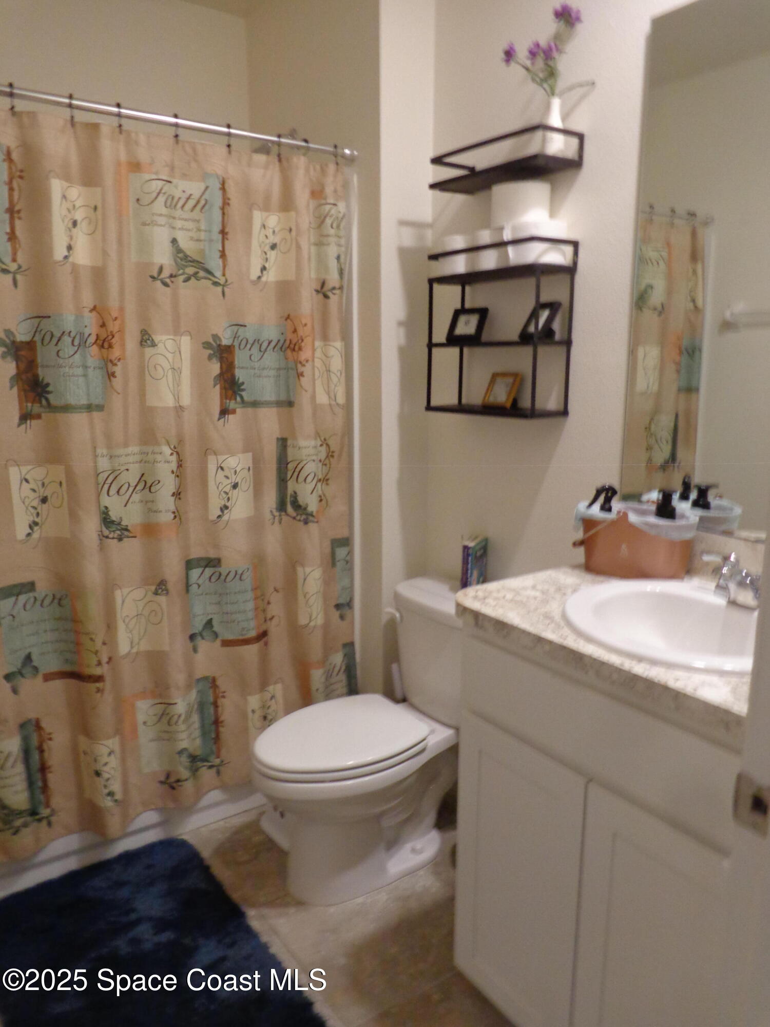 904 Old Country Rd S East Palm Bay, FL 32909 - Photo 15 of 25 a bathroom with a sink a toilet and shower