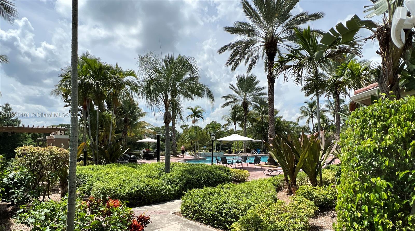 3588 Northwest Adriatic Lane, Unit 202 Jensen Beach, FL 34957 - Photo 3 of 13 a view of a yard with a palm tree