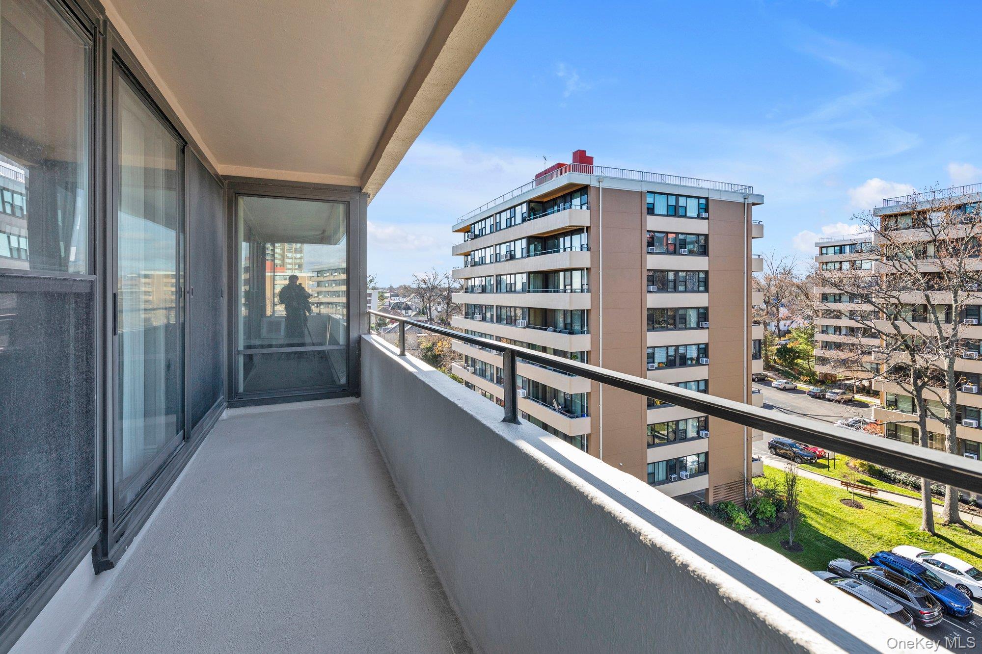 168-01 12th Avenue, Unit 7B Queens, NY 11357 - Photo 9 of 12 a view of balcony with stainless steel appliances