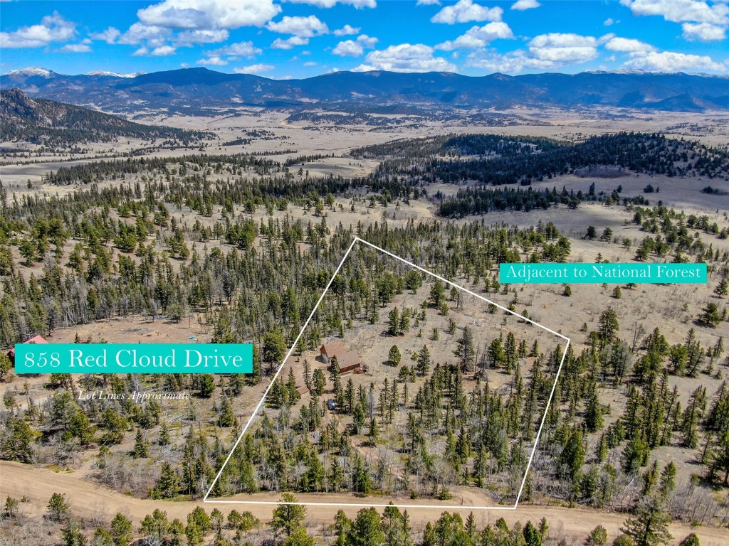 858 Red Cloud Road Como, CO 80456 - Photo 5 of 40 a view of a city with ocean