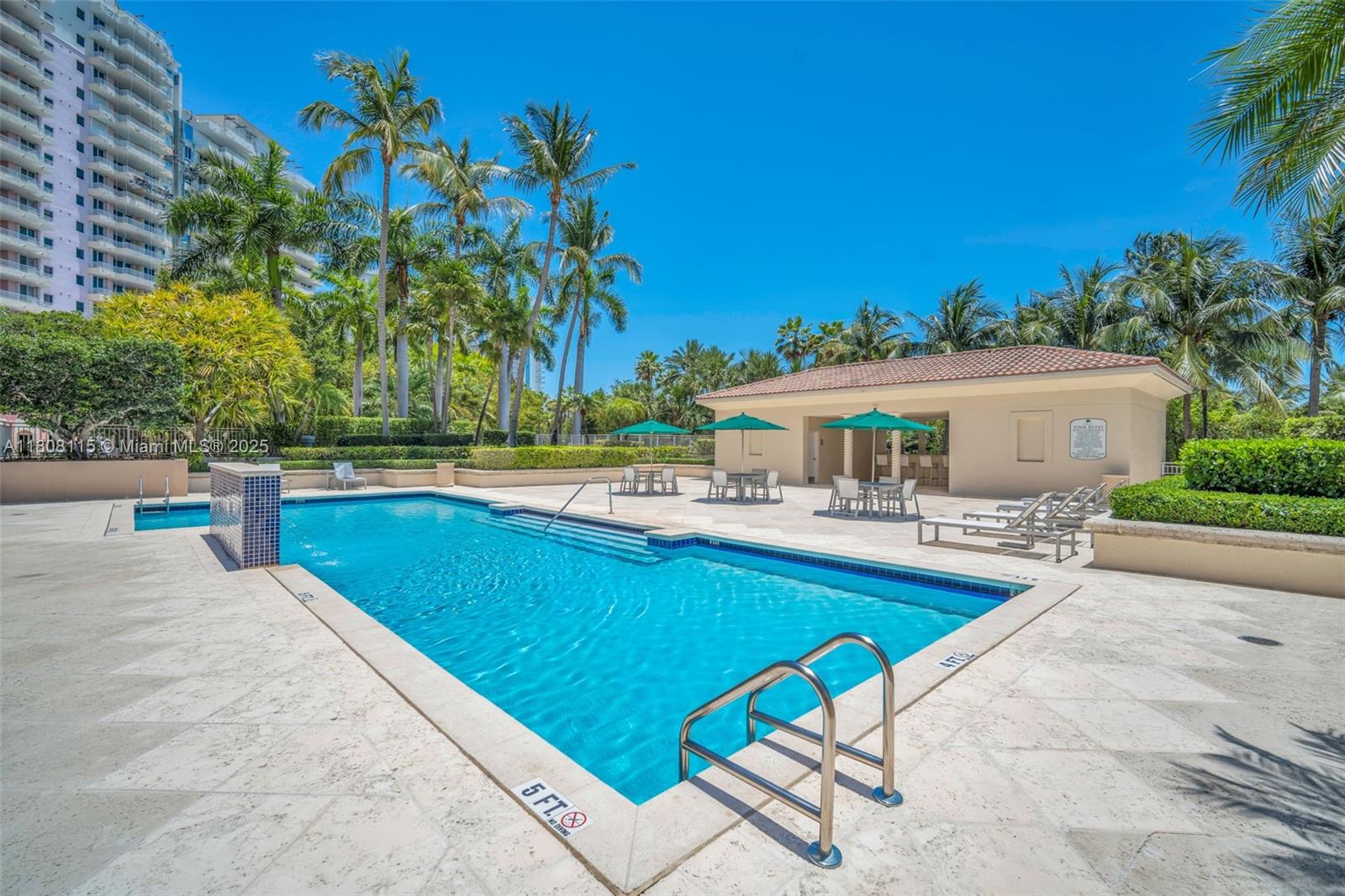 765 Crandon Boulevard, Unit 109 Key Biscayne, FL 33149 - Photo 16 of 21 a view of a house with swimming pool