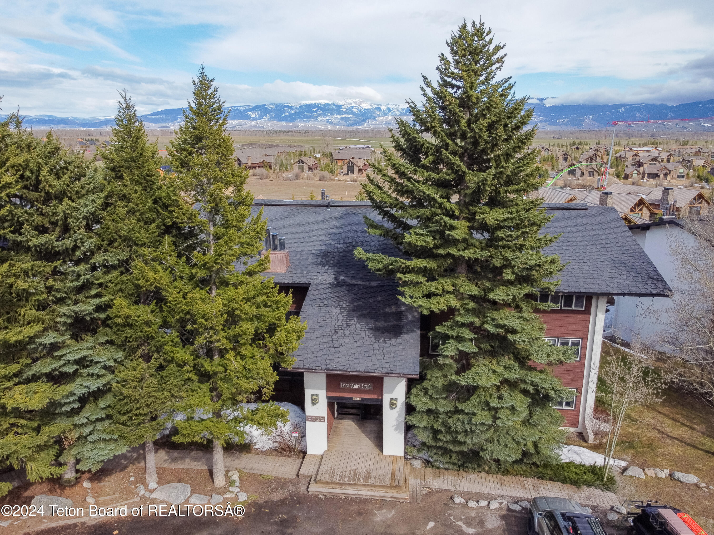 7170 North Rachel Way, Unit B5 Teton Village, WY 83025 - Photo 18 of 23 GV_B5_Drone-1