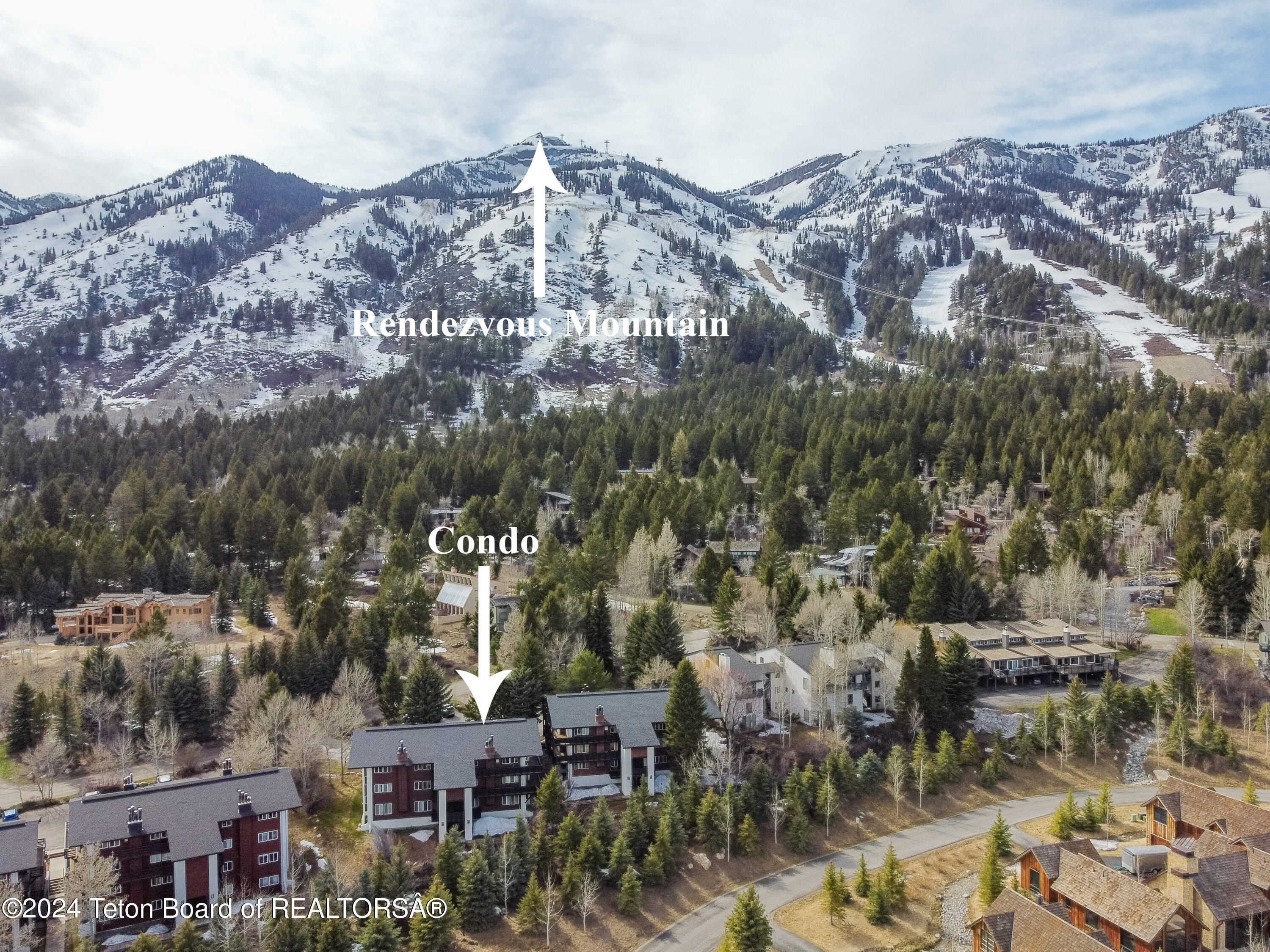 7170 North Rachel Way, Unit B5 Teton Village, WY 83025 - Photo 20 of 23 GV_B5_Drone-3 copy