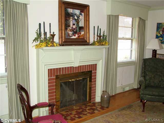 Other - wonderful brick, gas fireplace in living r