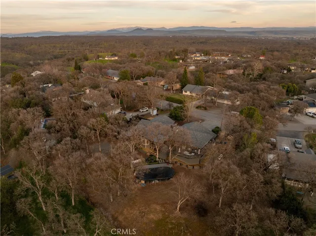 a view of street with sitting area
