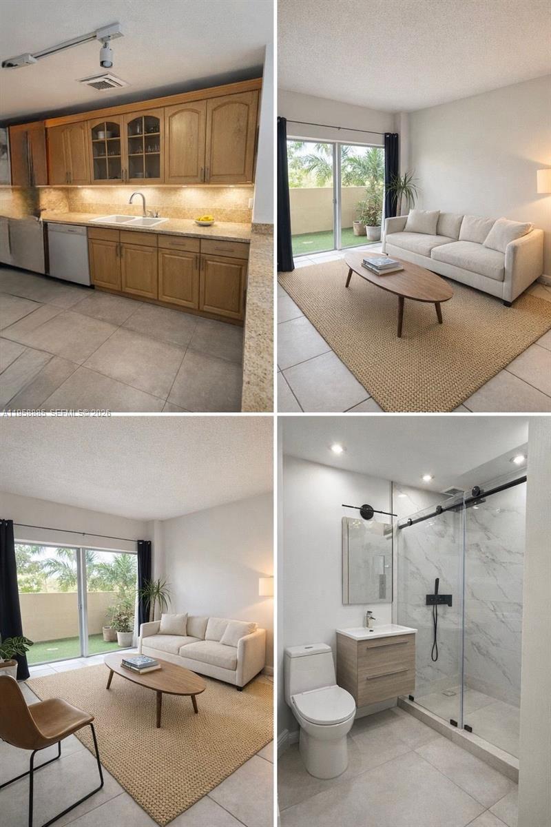 880 Northeast 69th Street, Unit 2N Miami, FL 33138 - Photo 22 of 23 a living room with furniture and a large window