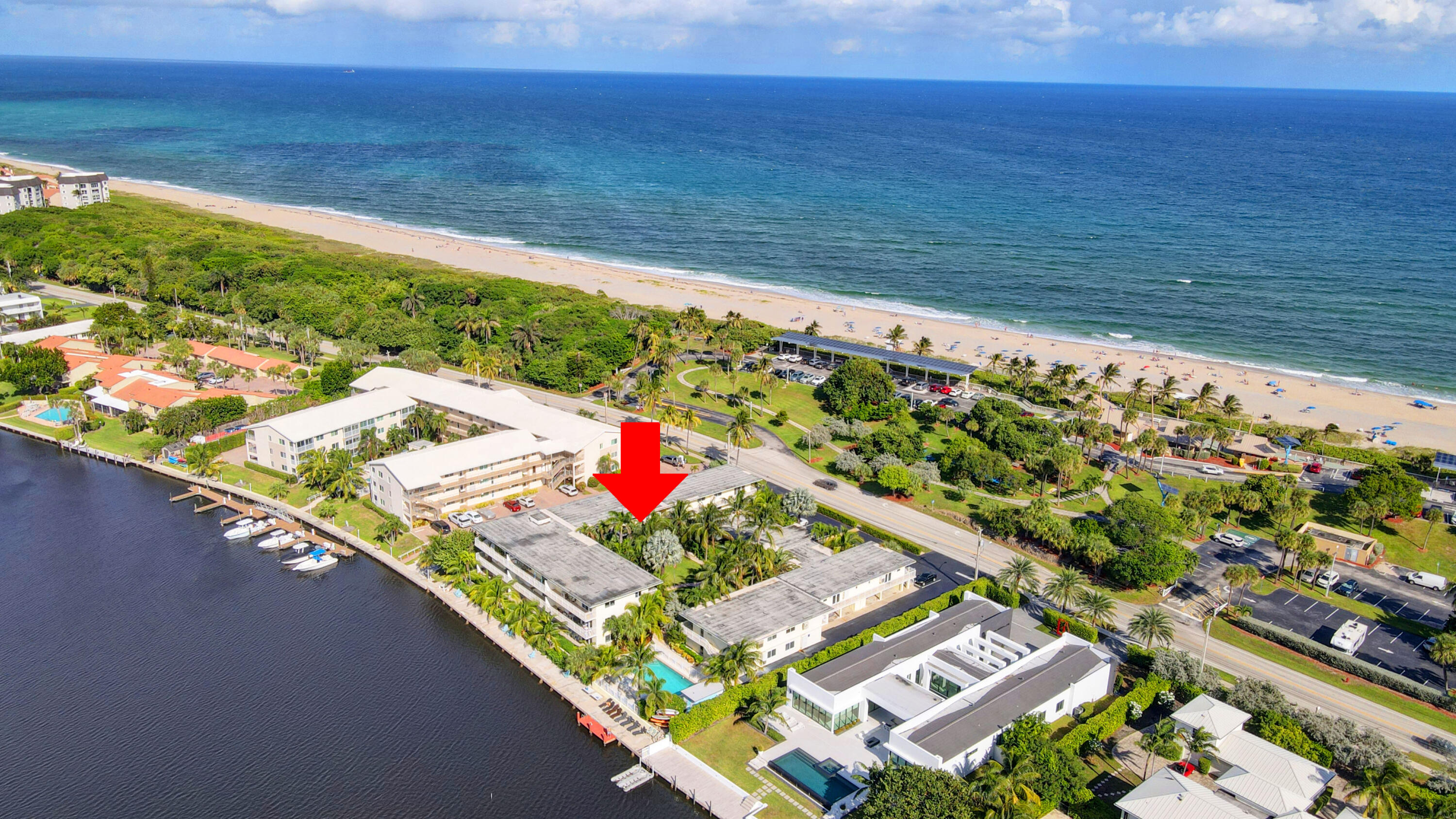 6520 North Ocean Boulevard, Unit 3 Ocean Ridge, FL 33435 - Photo 32 of 36 Aerial